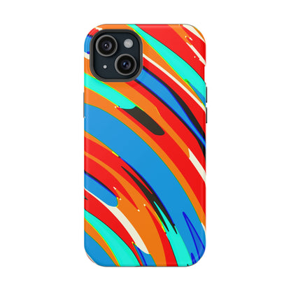 Abstract Rainbow Swirl Arc - Magnetic Phone Case