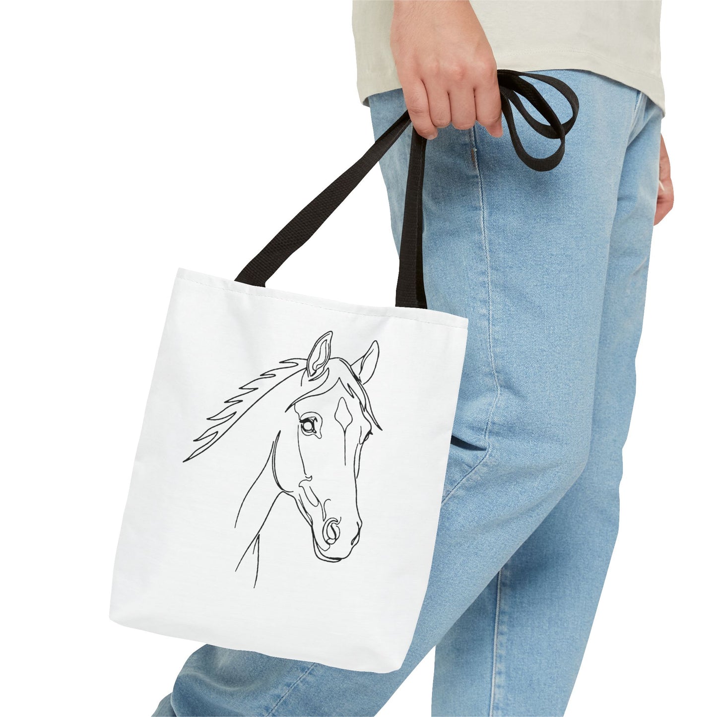 Horse Portrait Sketch - Tote Bag
