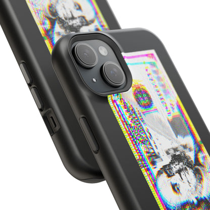 100 Dollars Bill - Neon Color Explosion - Magnetic Phone Case