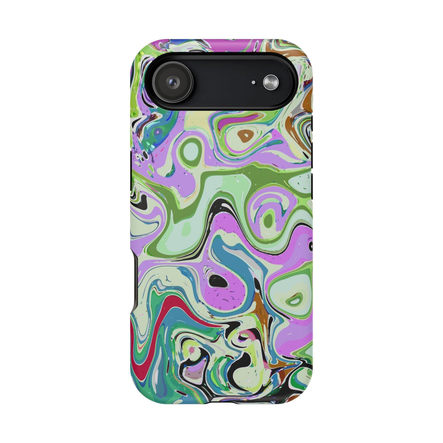 Vibrant Multi‑Color Swirl - Magnetic Phone Case