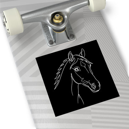 Horse Portrait Sketch - Sticker