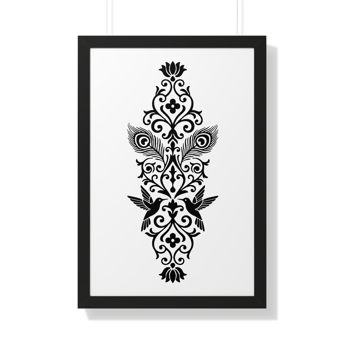 Hummingbird Soulmates - Framed Poster