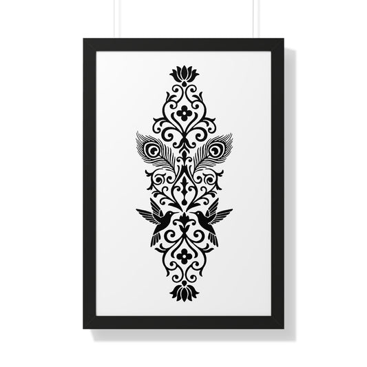Hummingbird Soulmates - Framed Poster