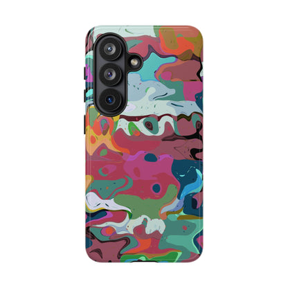 Colorful Abstract Marble - Phone Case