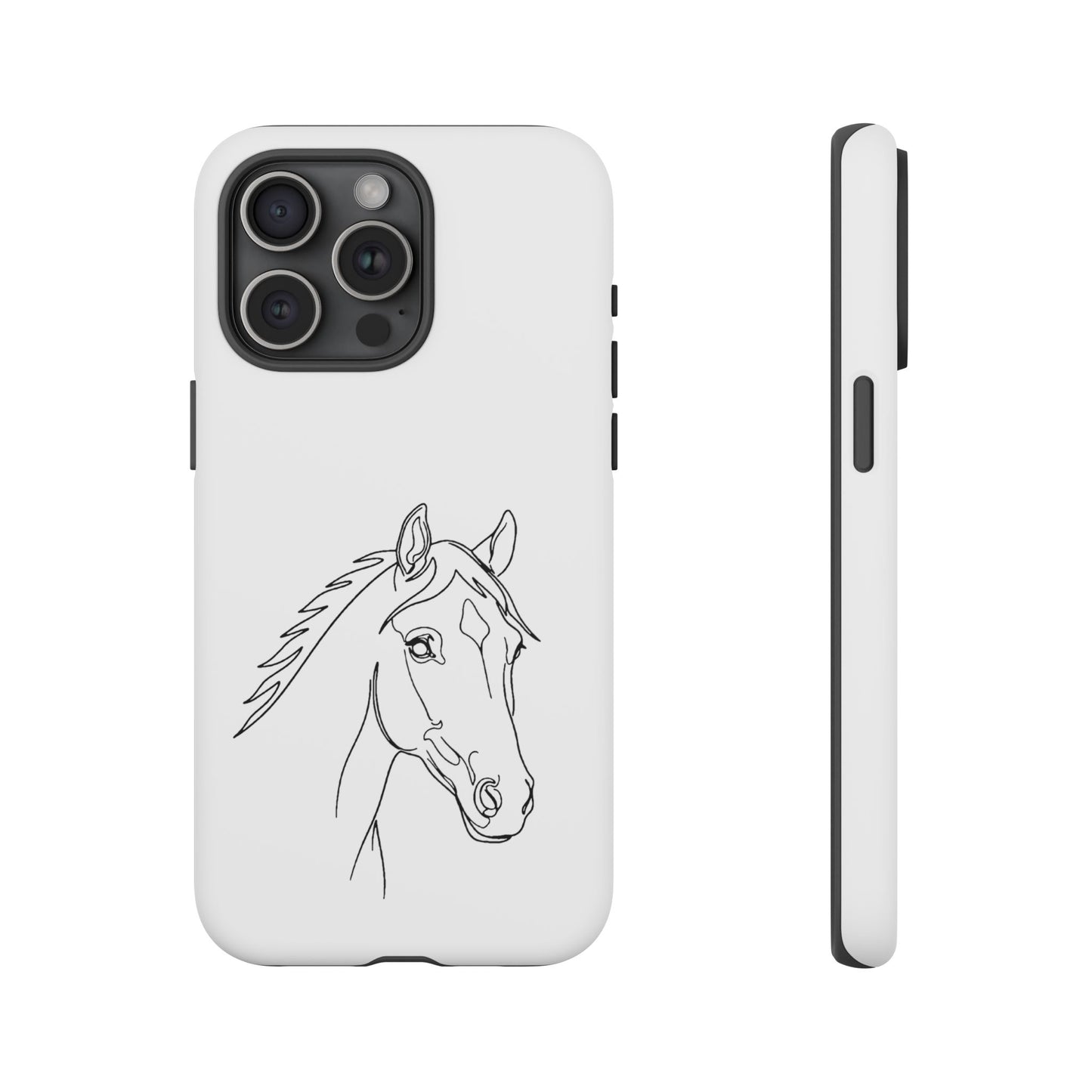 Horse Portrait Sketch - Tough Phone Case