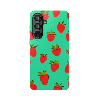 Strawberry Pattern - Magnetic Phone Case