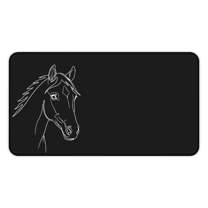 Horse Portrait Sketch - Desk Mat