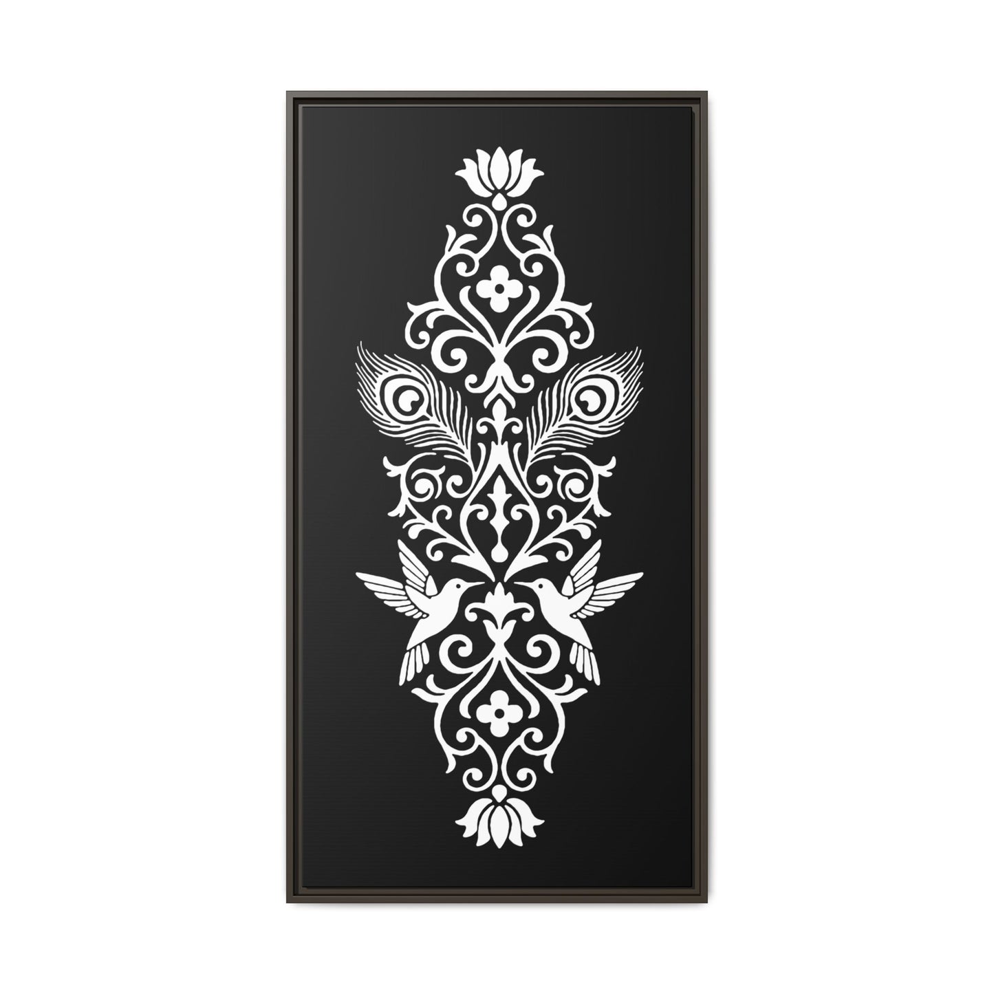 Hummingbird Soulmates - Framed Canvas