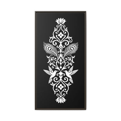 Hummingbird Soulmates - Framed Canvas