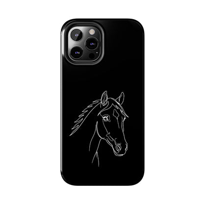 Horse Portrait Sketch - Phone Case