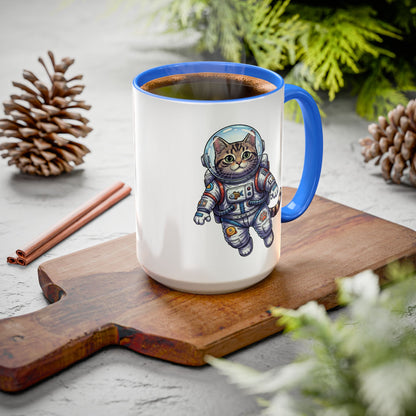 Astronaut Cat - Colorful Mug