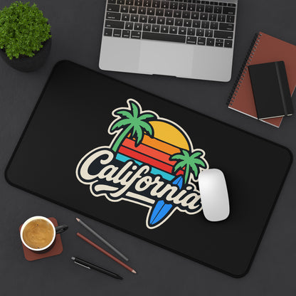 California Surf Vibes - Desk Mat