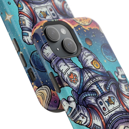 Astronaut Cat - Magnetic Phone Case