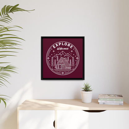 Explore Wilderness - Framed Canvas