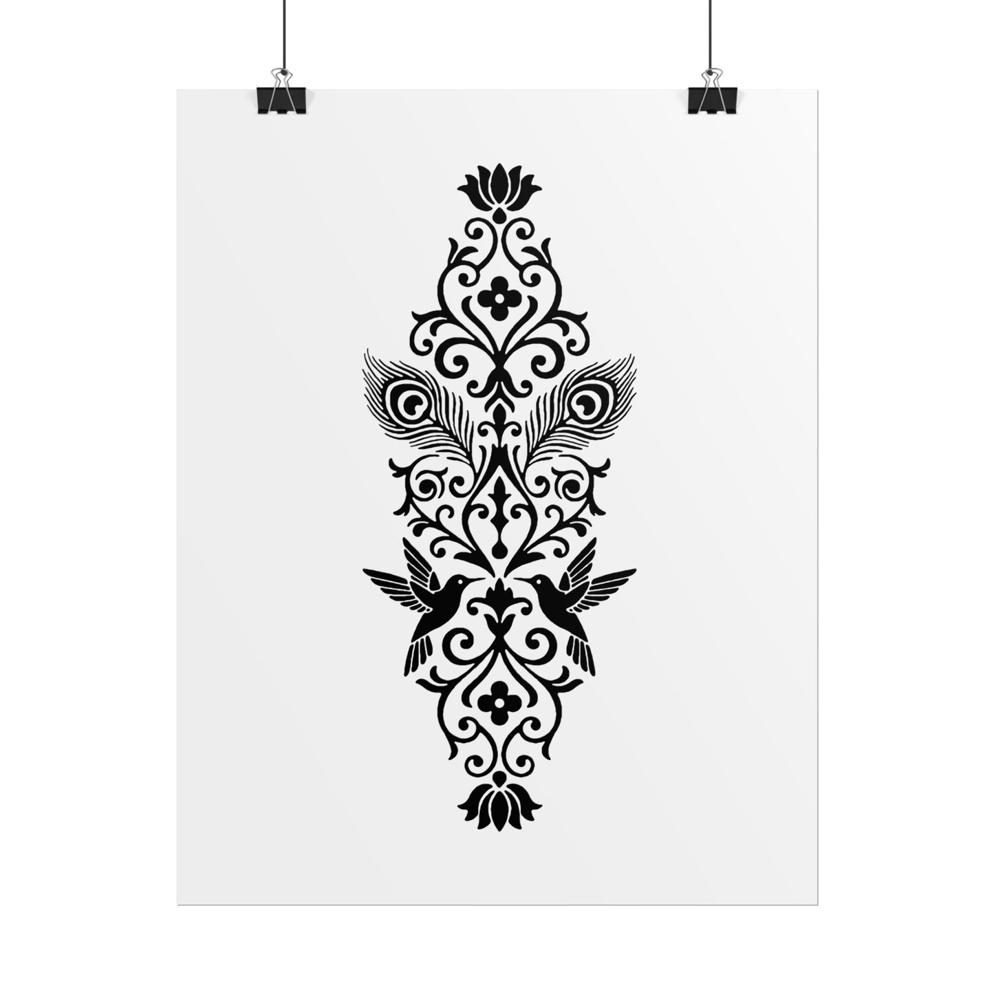 Hummingbird Soulmates - Rolled Poster