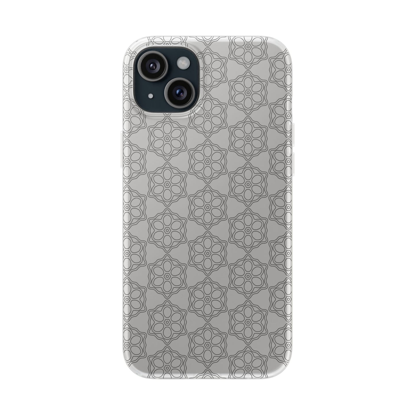 Elegant Geometric Phone Case, Stylish Flexi Case for Everyday Use, Slim Fit, Gift Idea, Trendy Accessory, Minimalist Design