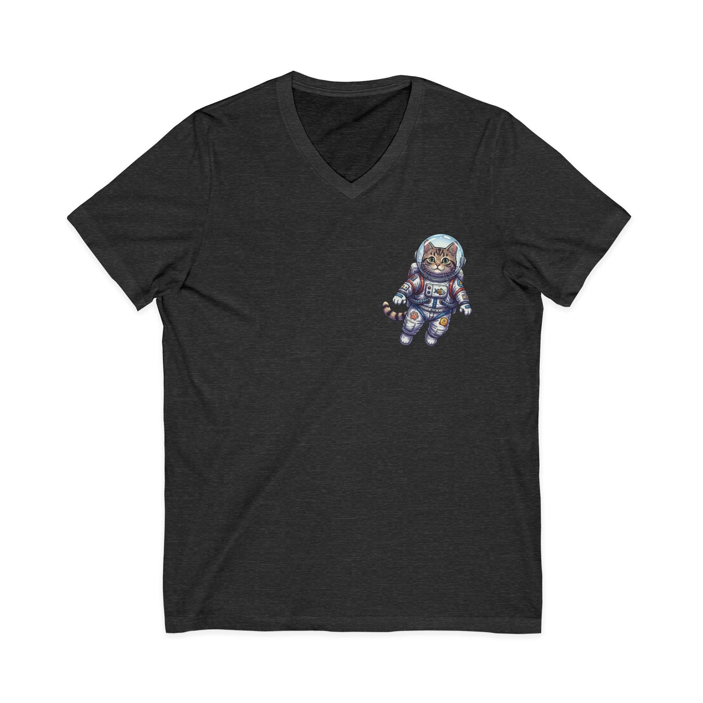 Astronaut Cat - V-Neck Tee