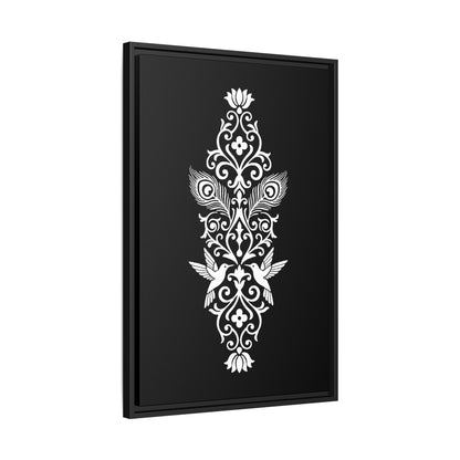 Hummingbird Soulmates - Framed Canvas