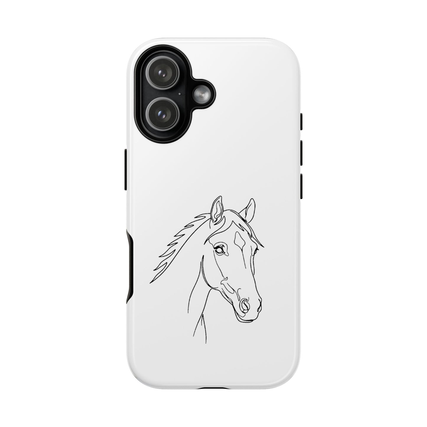 Horse Portrait Sketch - Tough Phone Case