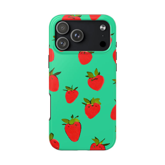 Strawberry Pattern - Phone Case