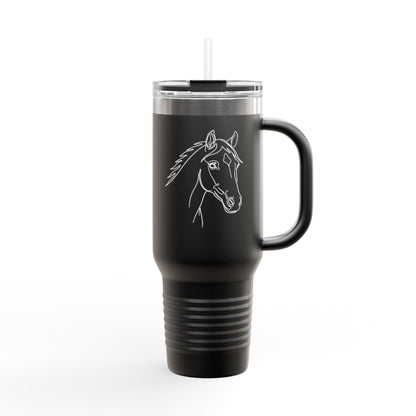 Horse Portrait Sketch - Insulated Mug