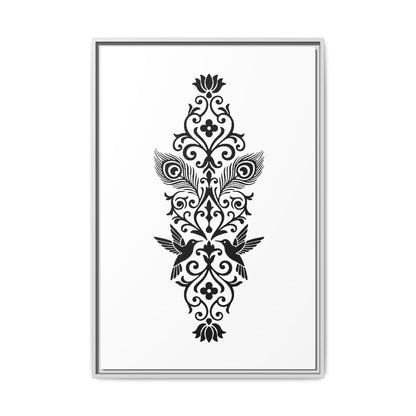 Hummingbird Soulmates - Framed Canvas