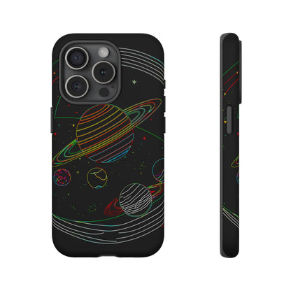 Galactic Tough Phone Case, Starry Space Protection, Unique Gift for Astronomers, Celestial Accessories, Trendy Space Lovers