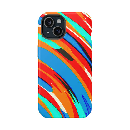 Abstract Rainbow Swirl Arc - Magnetic Phone Case