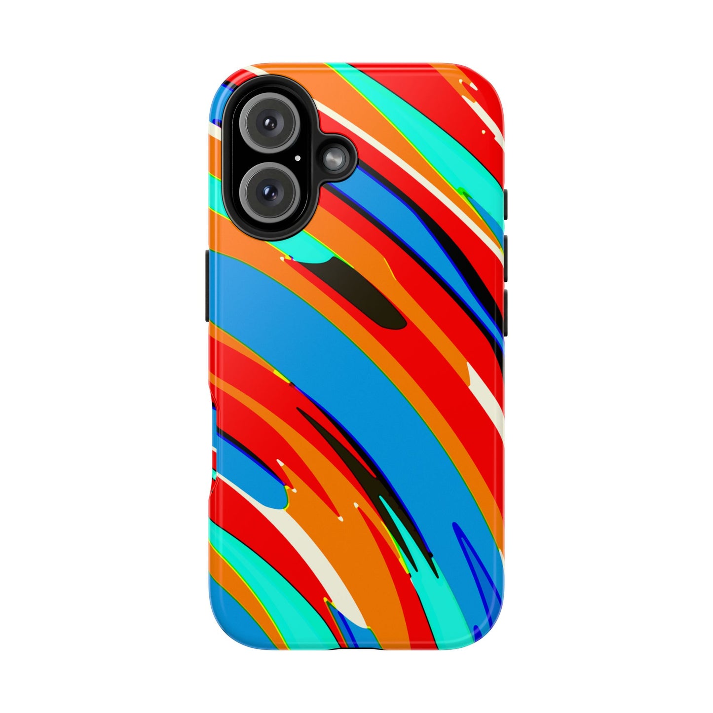 Abstract Rainbow Swirl Arc - Phone Case