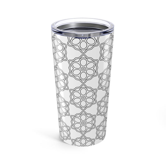 Stylish 20oz Floral Pattern Tumbler, Travel Mug for Coffee & Tea Lovers, Perfect Gift for Birthdays, Weddings, and Everyday Use