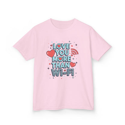 Love You More Than Wi‑Fi - Kids Tee