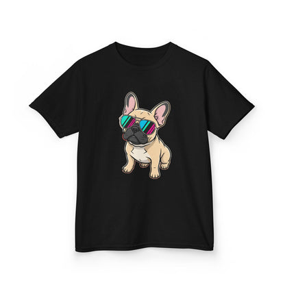 French Bulldog with Sunglasses - Kids Tee