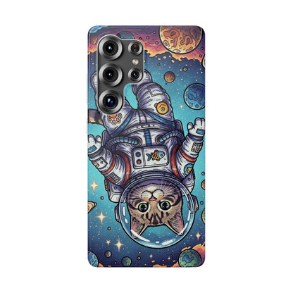 Astronaut Cat - Flexi Phone Case