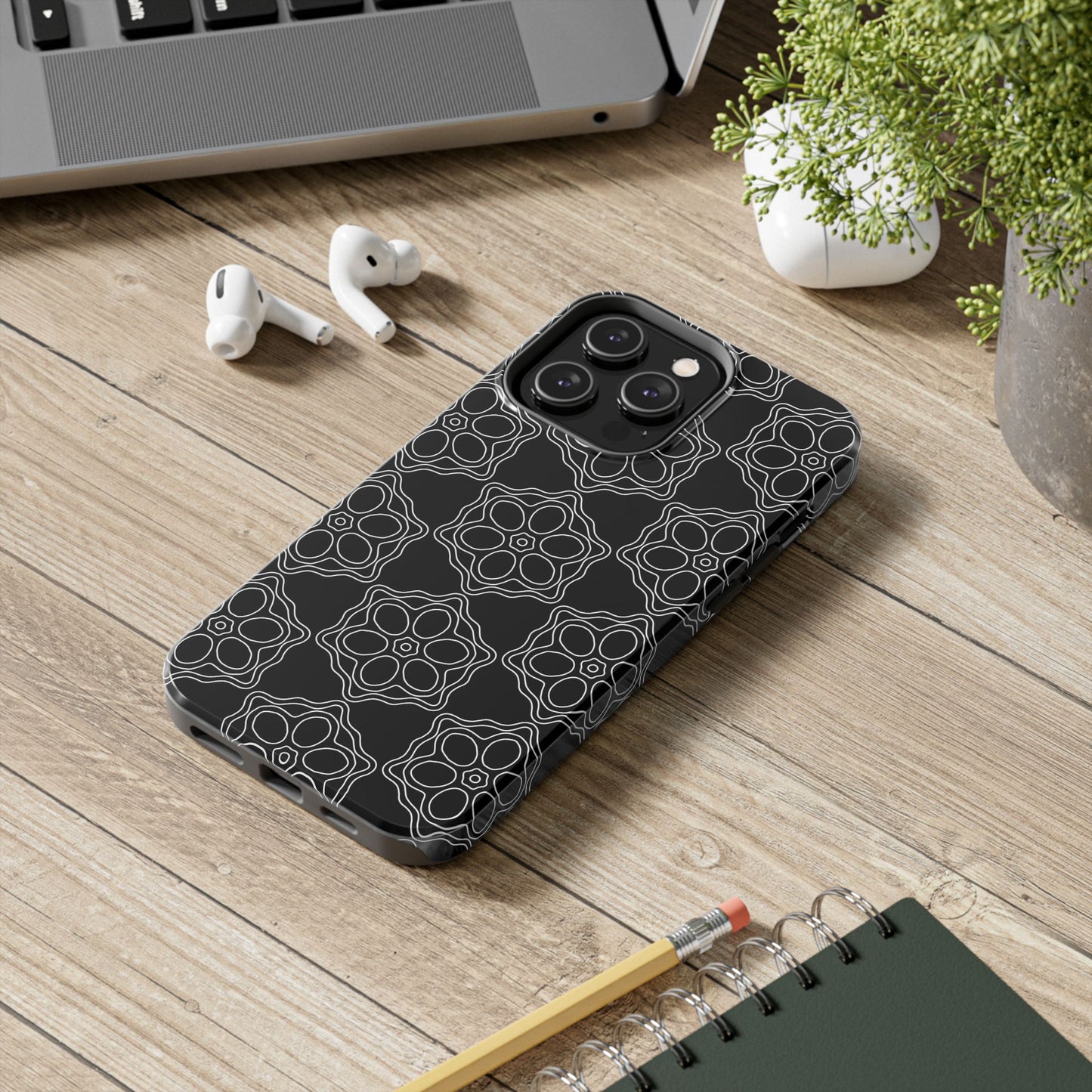 Geometric Sacred Flower - Phone Case