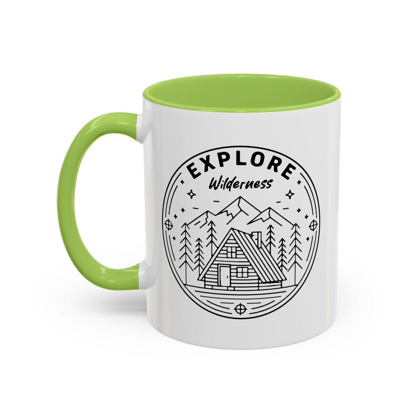 Explore Wilderness - Color Accent Mug