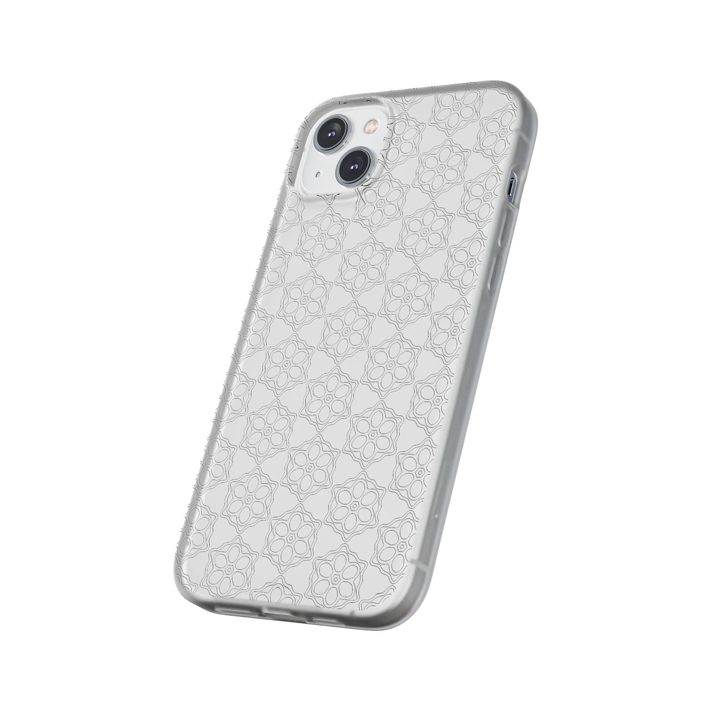 Elegant Geometric Phone Case, Stylish Flexi Case for Everyday Use, Slim Fit, Gift Idea, Trendy Accessory, Minimalist Design