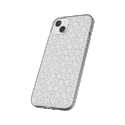 Elegant Geometric Phone Case, Stylish Flexi Case for Everyday Use, Slim Fit, Gift Idea, Trendy Accessory, Minimalist Design