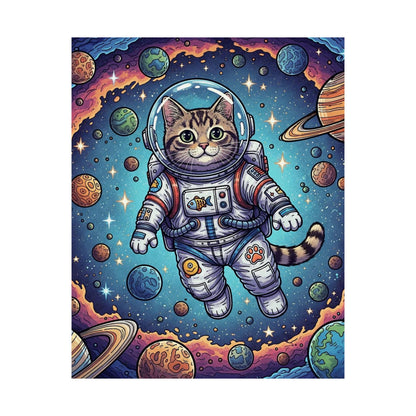Astronaut Cat - Poster