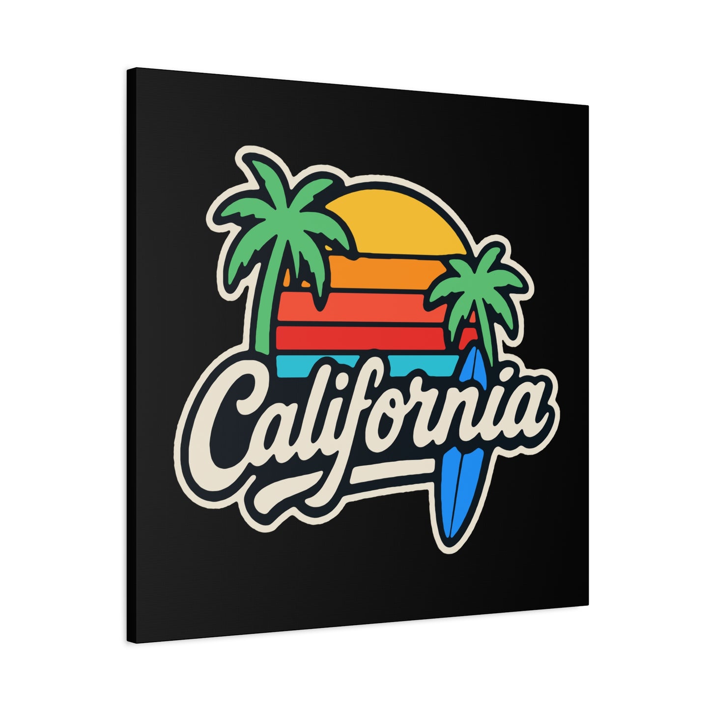 California Surf Vibes - Canvas