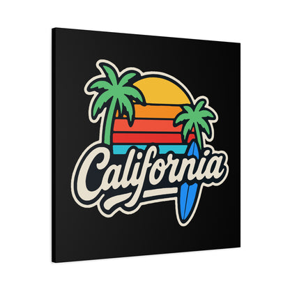 California Surf Vibes - Canvas
