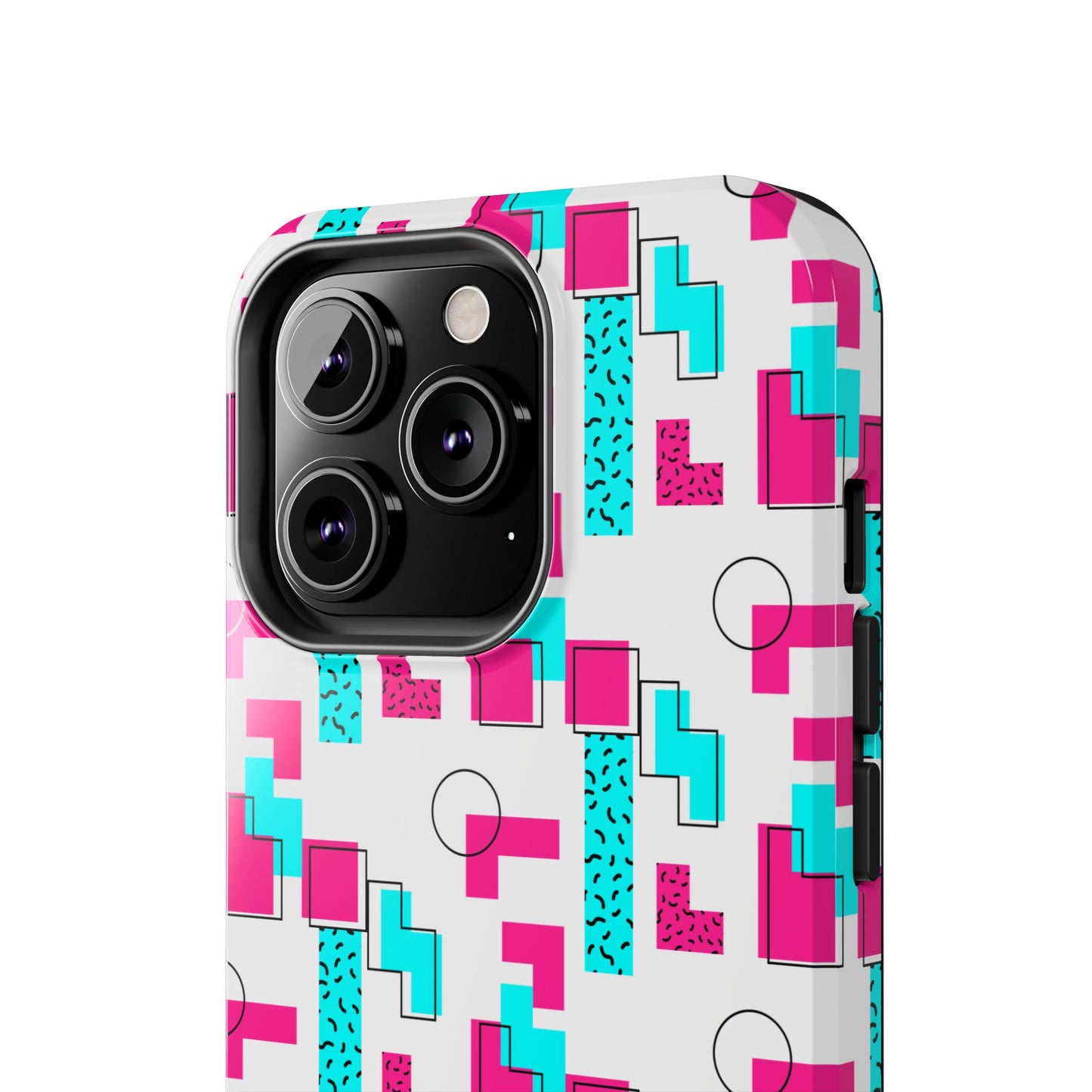 Retro Geometric Vibes - Phone Case