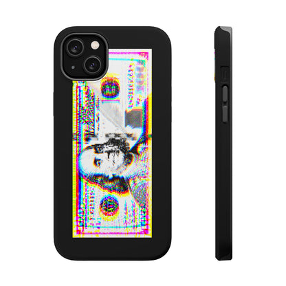 100 Dollars Bill - Neon Color Explosion - Magnetic Phone Case