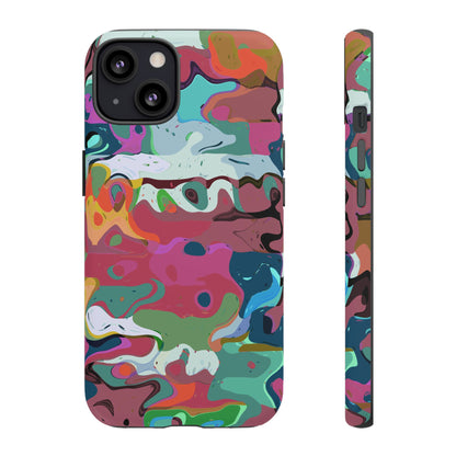 Colorful Abstract Marble - Phone Case