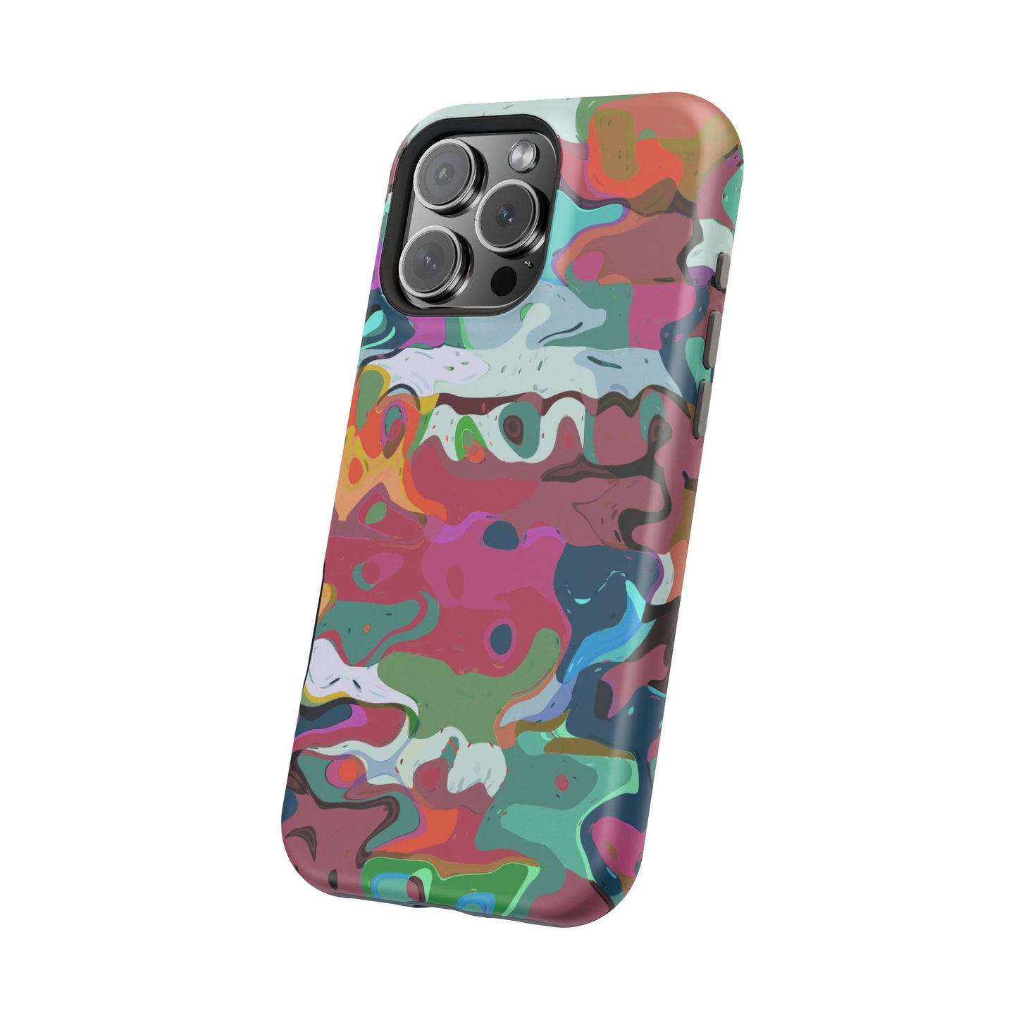 Colorful Abstract Marble - Magnetic Phone Case