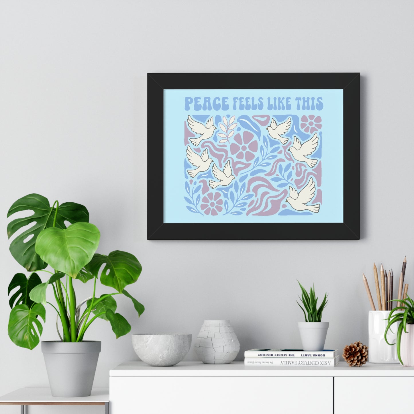 Peace Feels Like This - Framed Poster