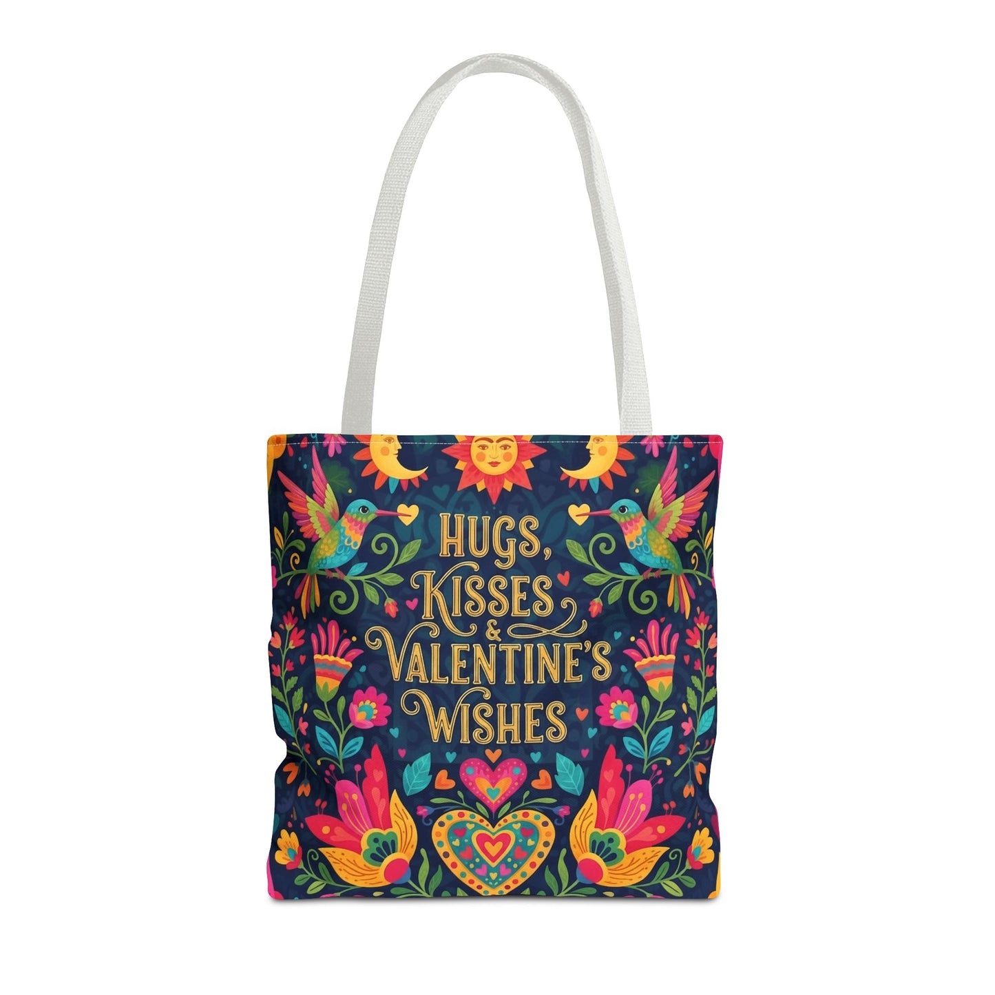 Hugs, Kisses & Valentine's Wishes - Tote Bag