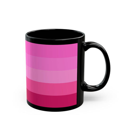Valentine Rose Colors - Black Mug