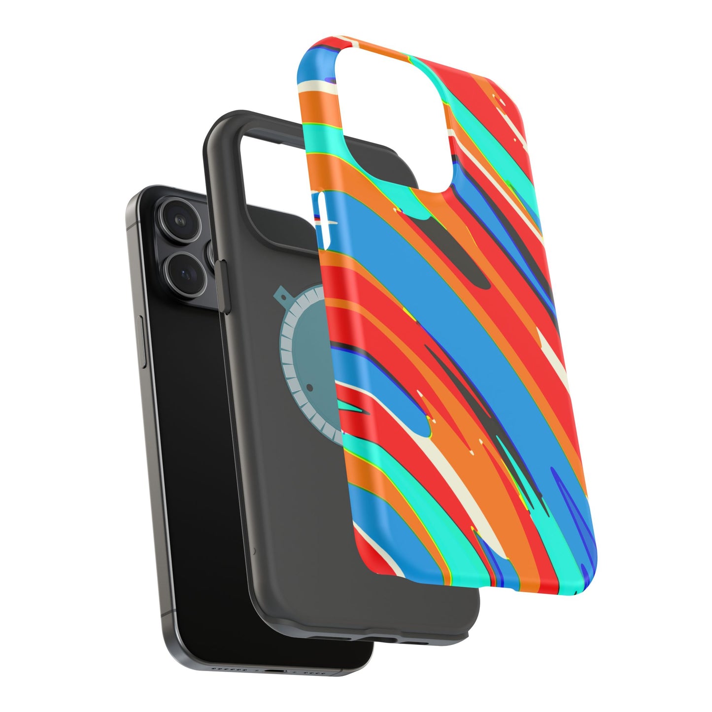 Abstract Rainbow Swirl Arc - Magnetic Phone Case