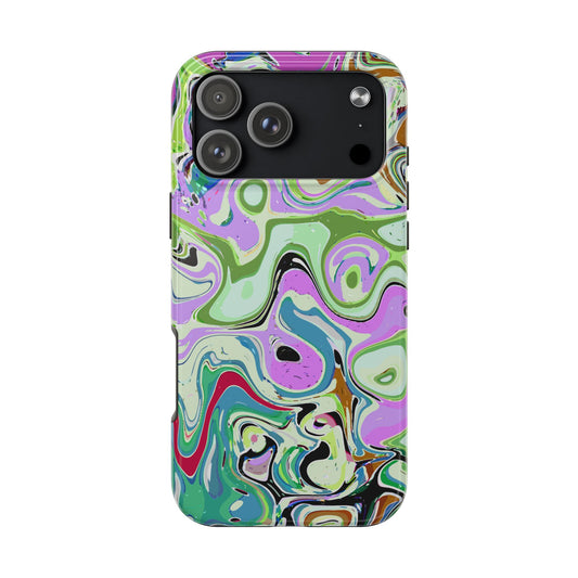 Vibrant Multi‑Color Swirl - Phone Case