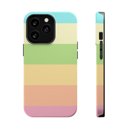 Pastel Stripes - Magnetic Phone Cover